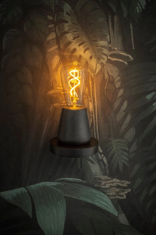 Lampe de table One Black Wood rechargeable Humble 7446023296298