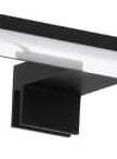 Lampe miroir noire Pandella 2 Eglo 9002759997311
