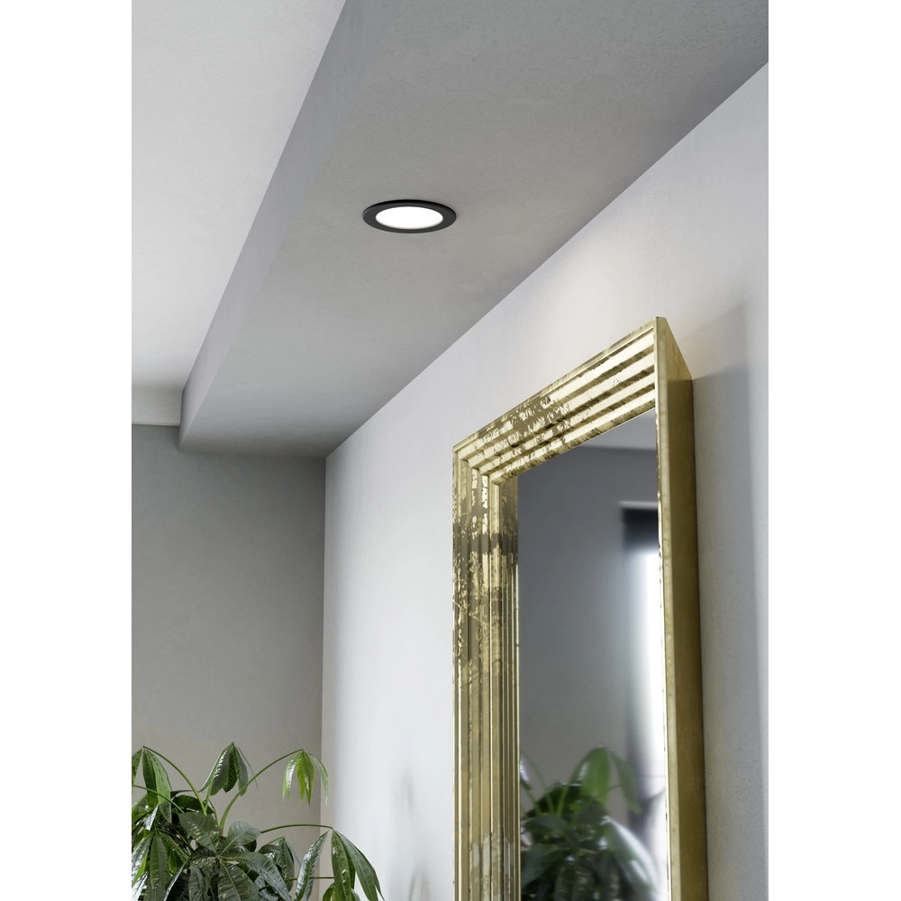 Lampe encastrée Fueva 6 rond - noir - Ø 11,9cm Eglo 9008606330683