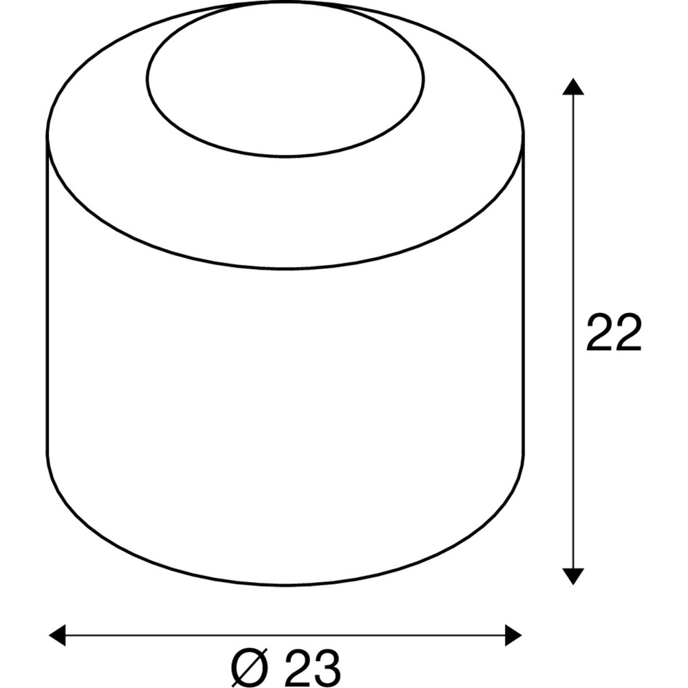 Lampe de table Pantilo chrome Ø 23cm SLV 4024163316750