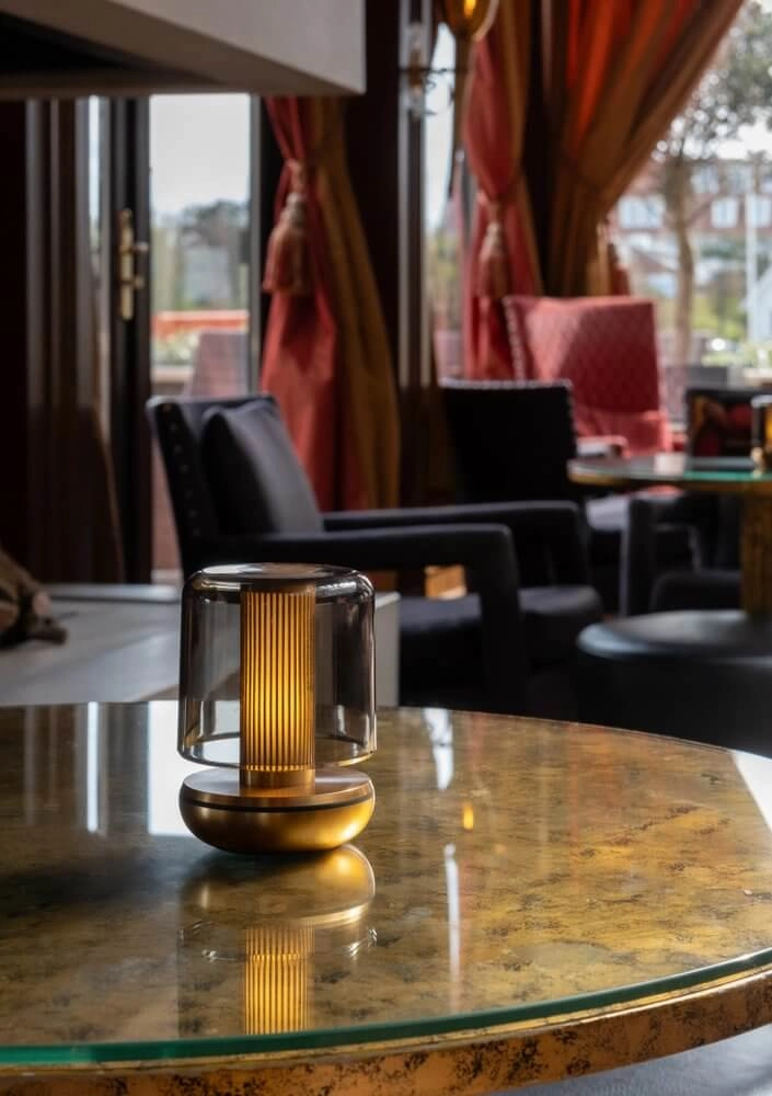 Lampe de table rechargeable Firefly noir Humble 6097522568556