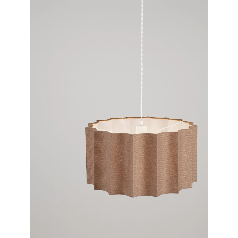 Lampe pendante de conception Alve brun café Ø 45cm Lyora 5212017493651