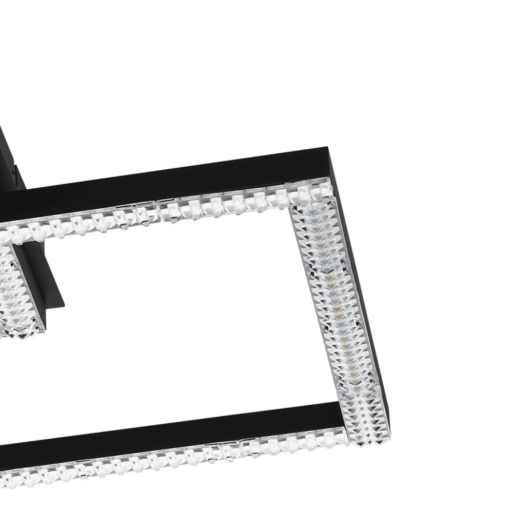 Plafonnier noir Lejias avec LED Eglo 9002759997991