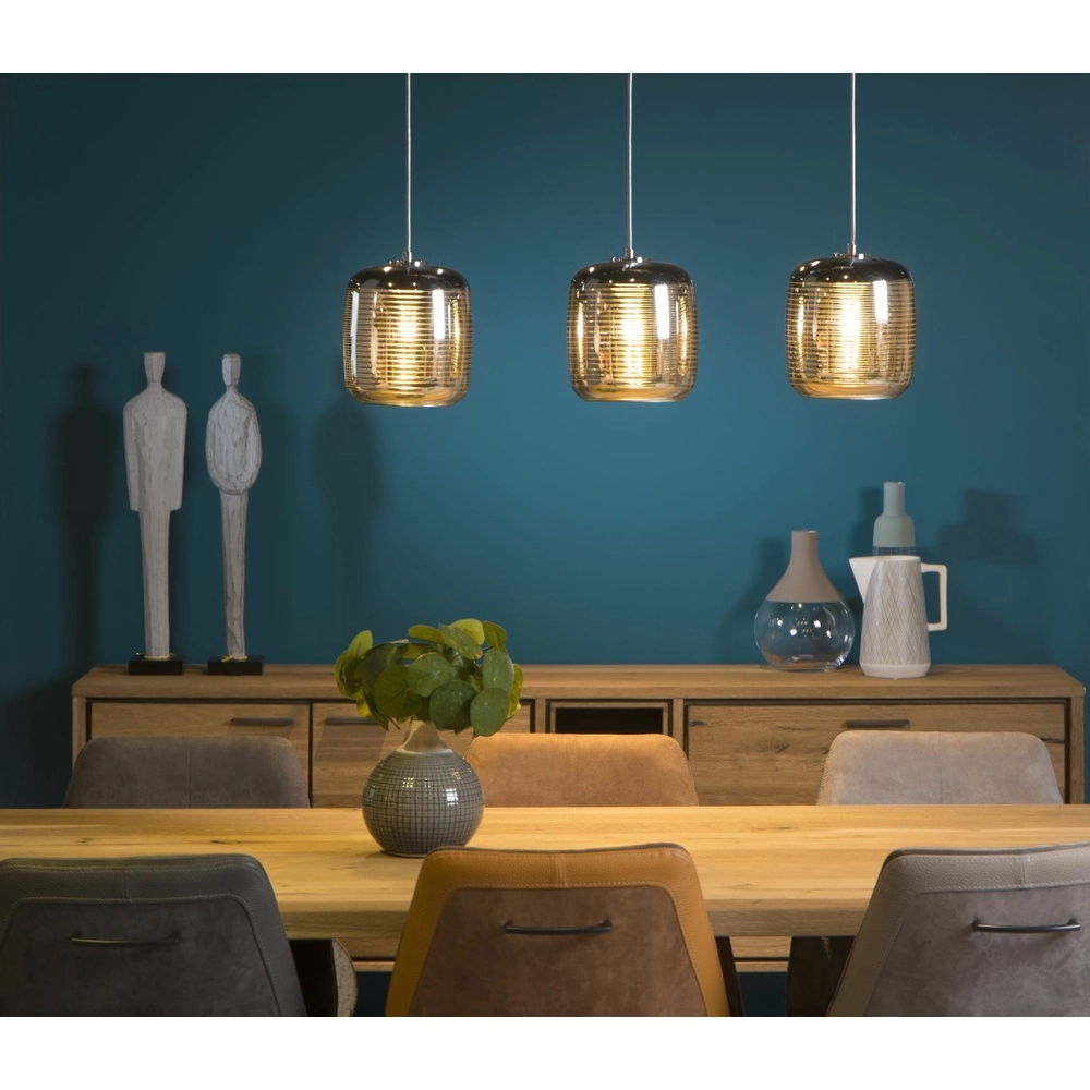 Lampe suspendue Eryn Chrome 3 lumières Lucide 5411212702319