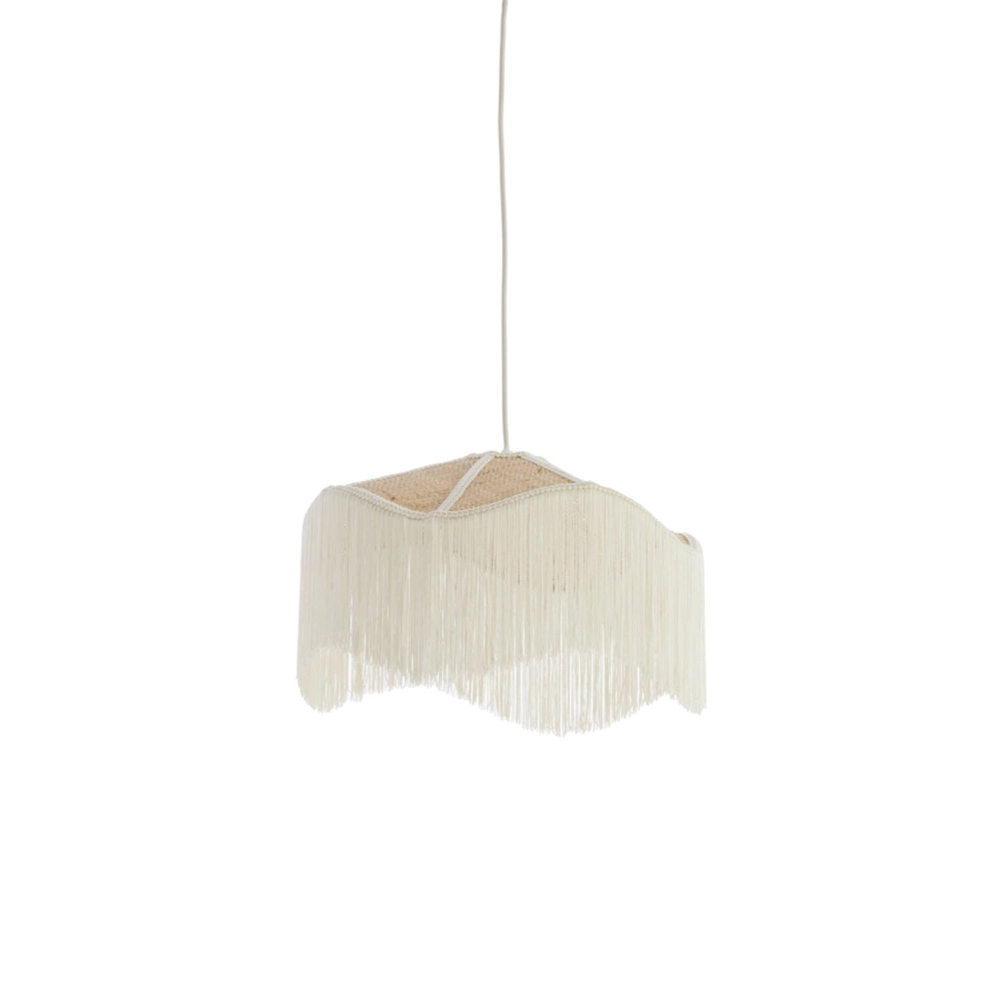 Lampe suspendue Tiffany blanc Ø 40cm