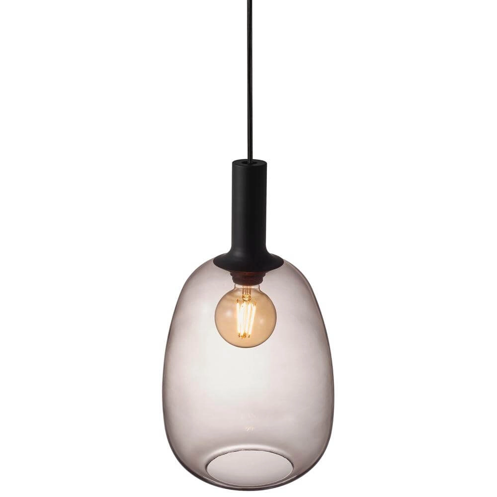 Suspension en verre Alton Verre fumé Ø 23cm Nordlux 5701581452589