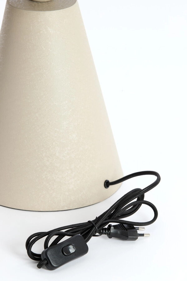 Lampe de table design Surrina crème Ø 26cm Light & Living 8717807743529