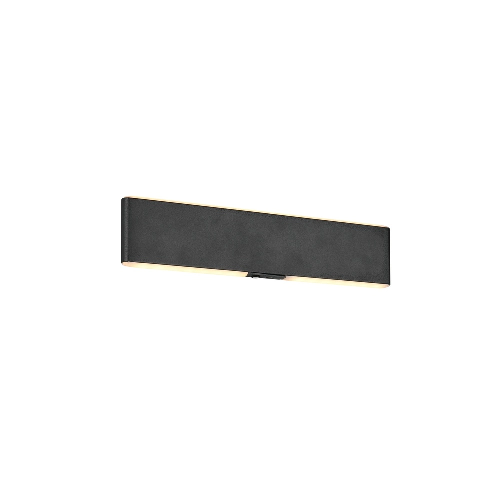 Applique murale moderne Conchita noir 32cm