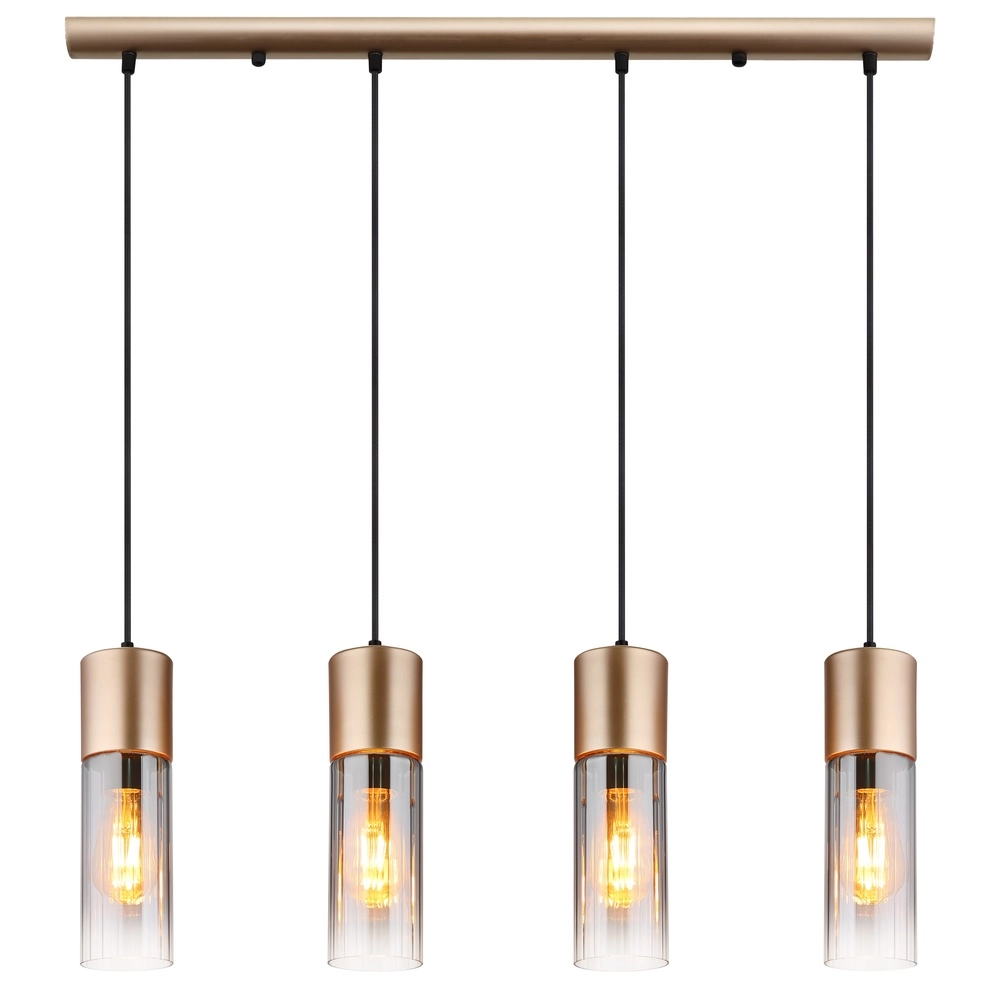 Lampe suspendue à 4 lumières Annika Conception marron Globo 9007371531905