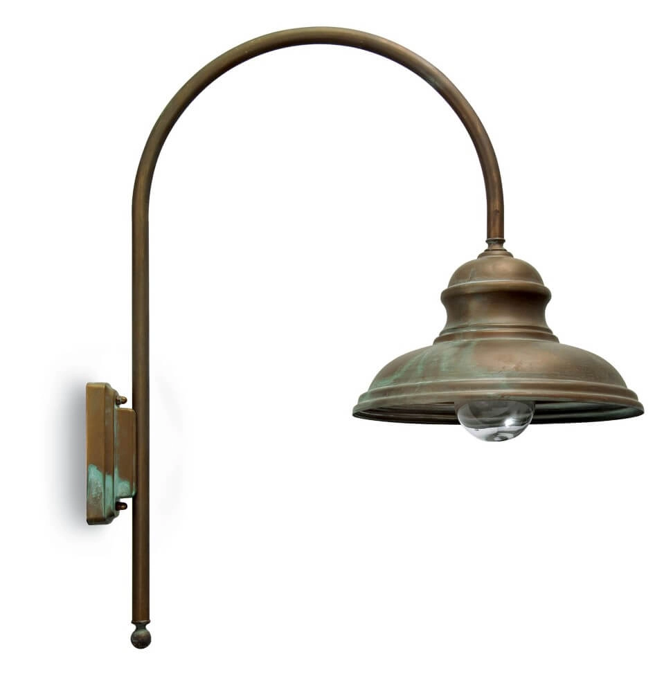 Applique murale country Mill laiton vieilli