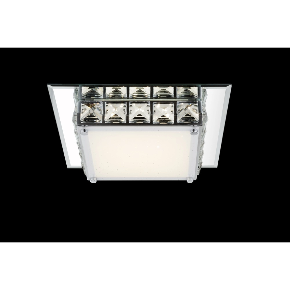 Lampe de plafond carrée Margo Chrome Globo 9007371324705