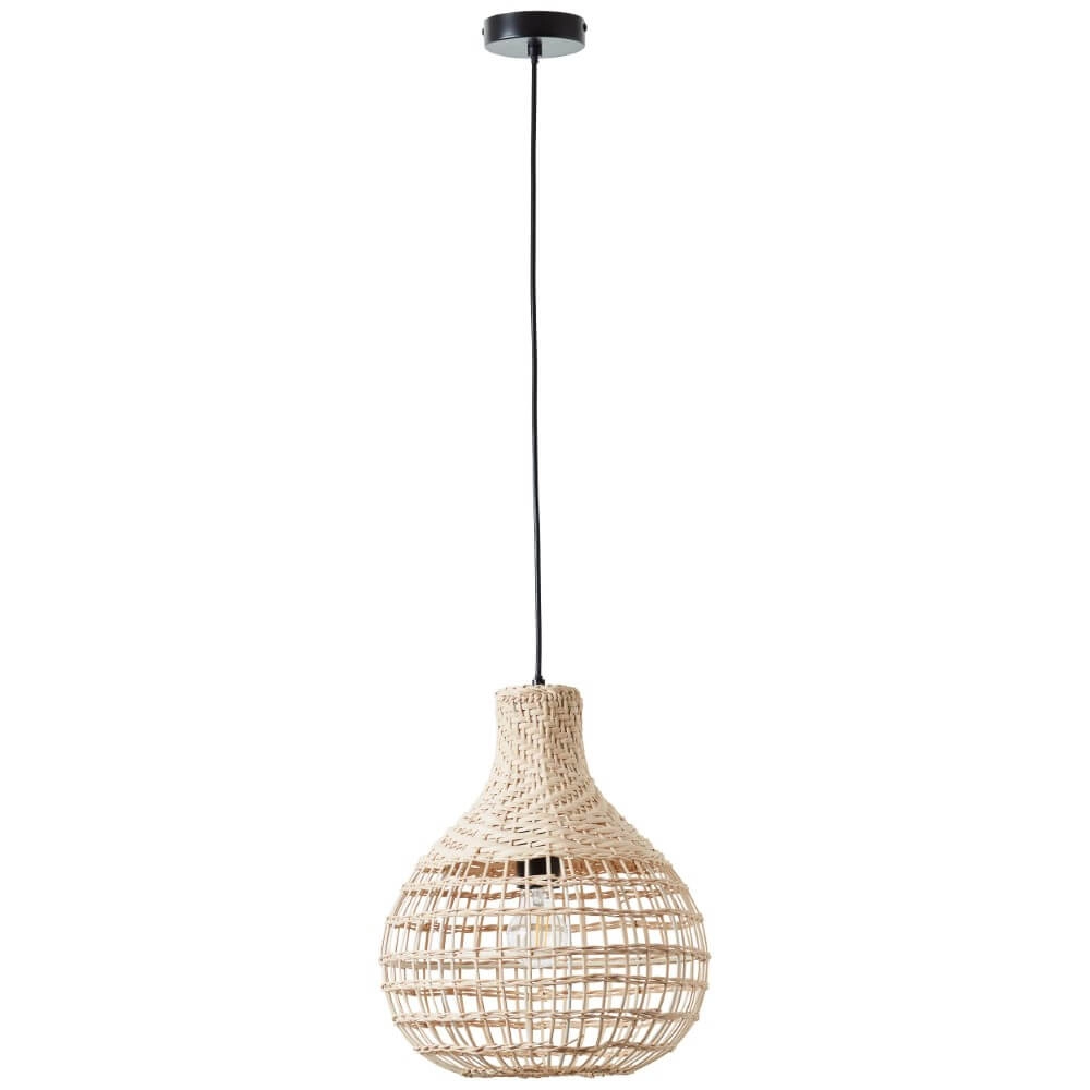 Lampe suspendue en rotin Southsea Ø 32,5 cm Brilliant 4004353396687