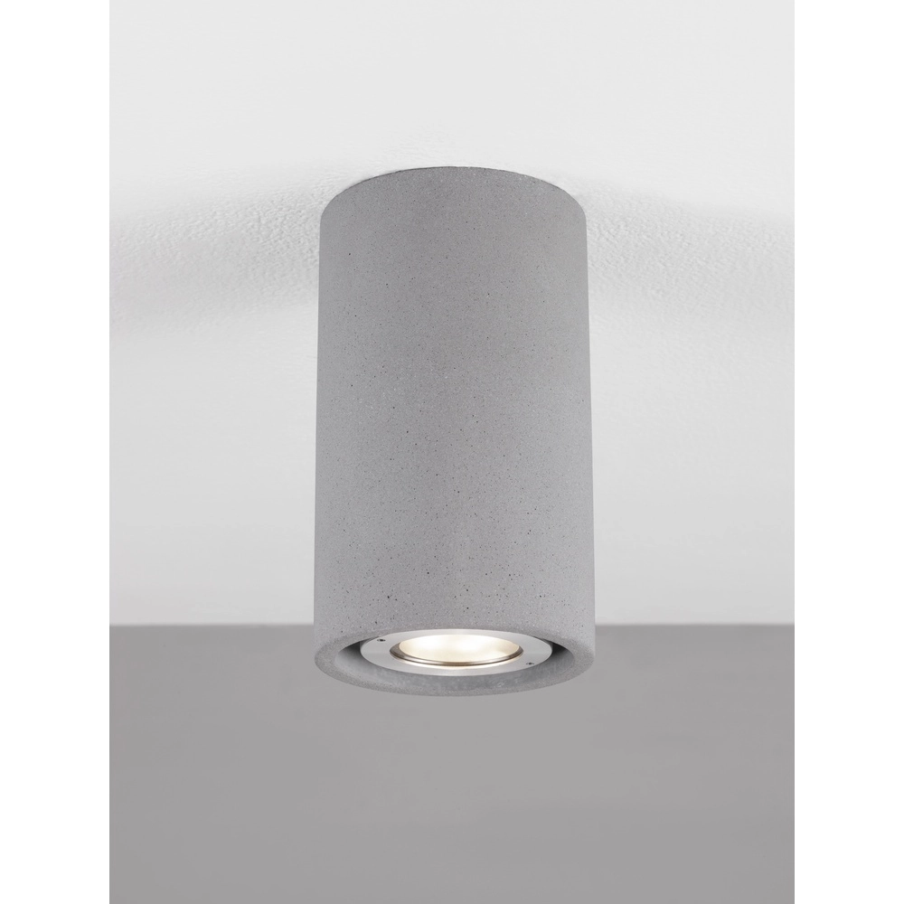 Spot de plafond Emile gris béton