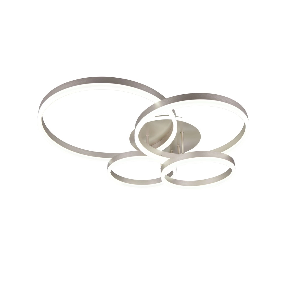 Plafonnier Drake Nickel Moderne Trio 4017807657821