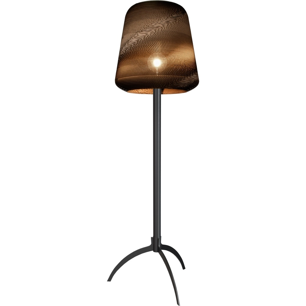 Trépied noir Carta Moody Ø abat-jour Think Paper 54cm