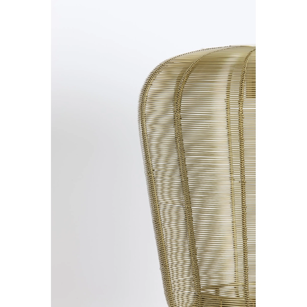 Lampe pendante dorée Adeta Ø 28cm Light & Living 8717807601027