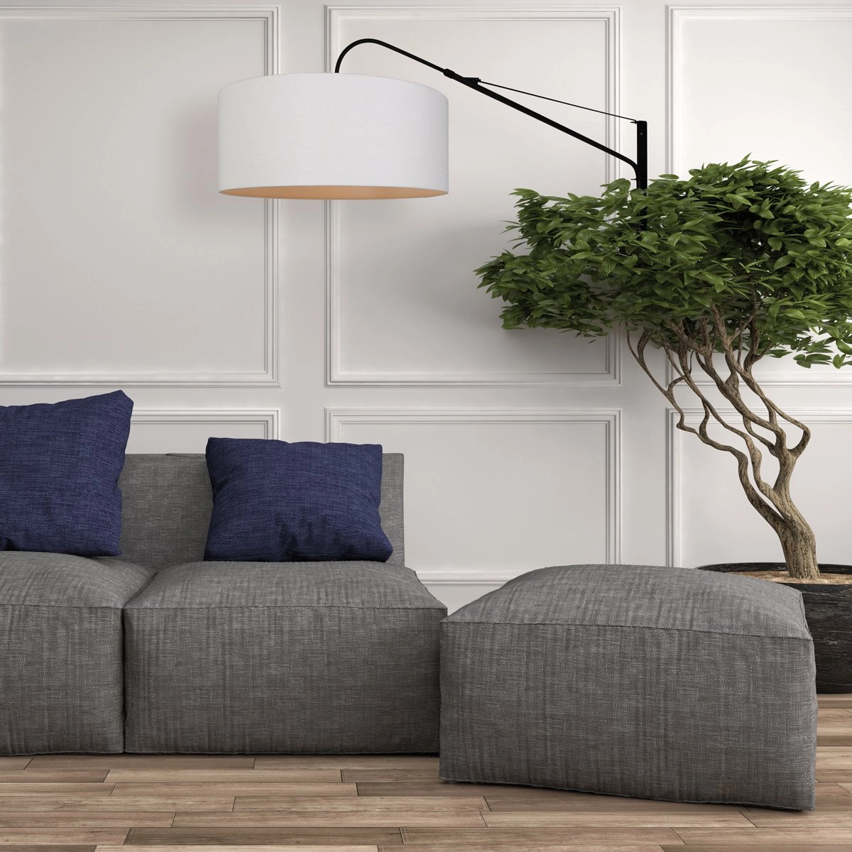 Lampe de lecture murale Gramineus avec capuche Steinhauer 8712746132403