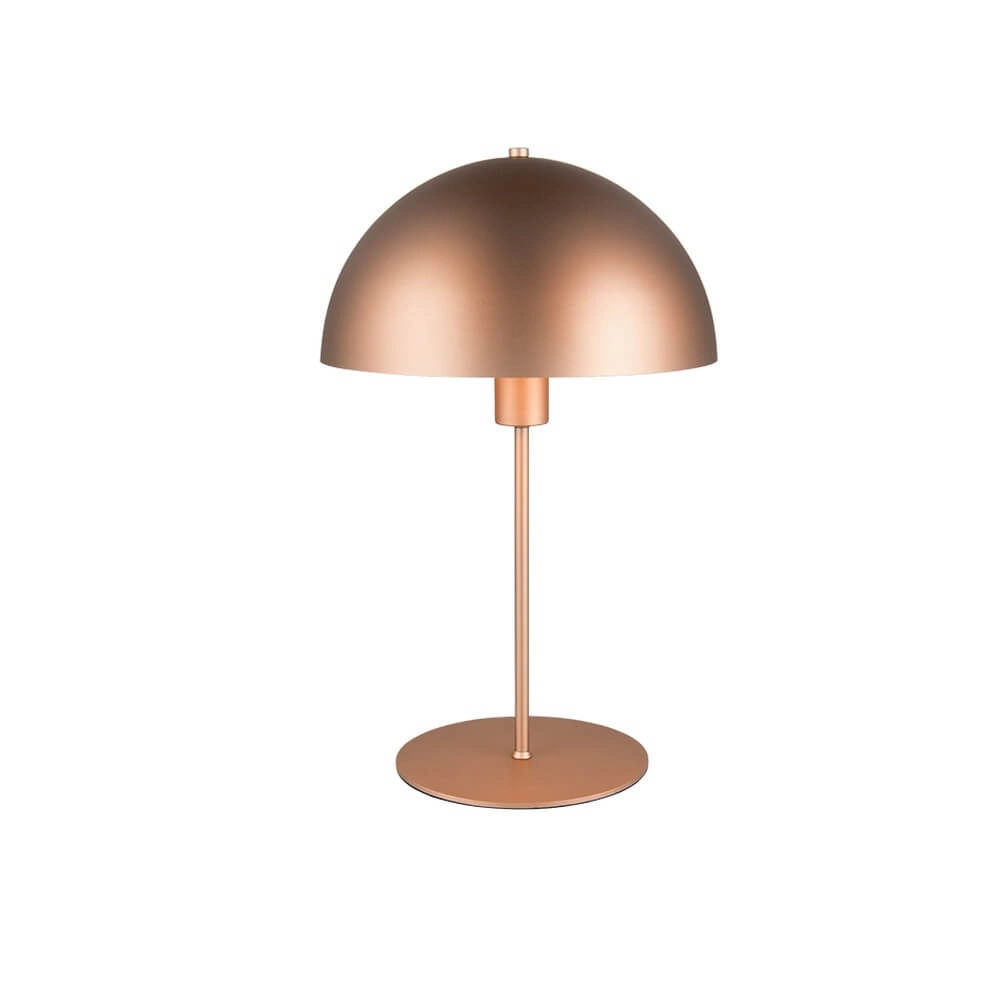 Lampe de table design Nola brun café Ø 30cm Trio 4017807633948