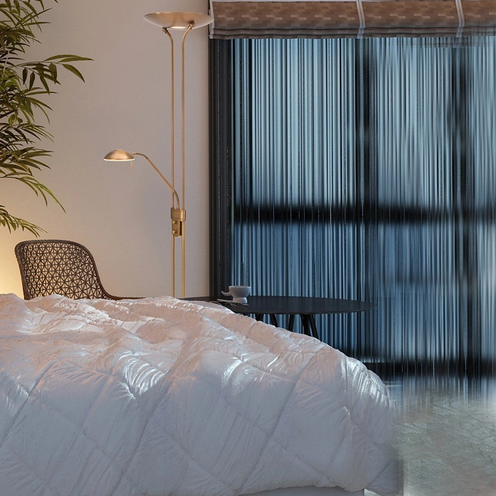 Lampadaire LED mexlite Up 180cm - Brun bronze 3000K Steinhauer 8712746096347