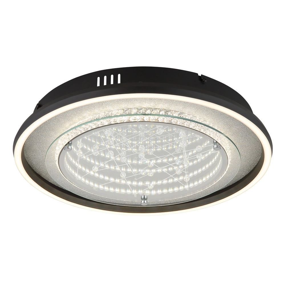 Lampe de plafond noire Mirrora Ø 40cm