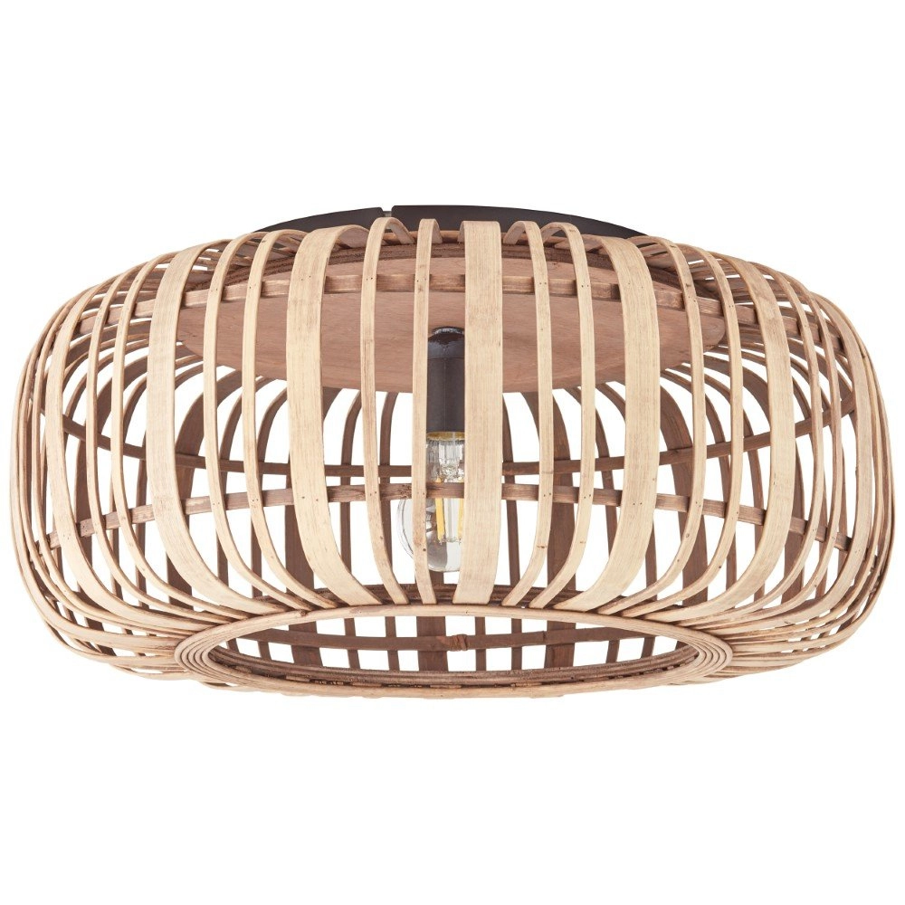 Plafonnier en rotin Woodrow
