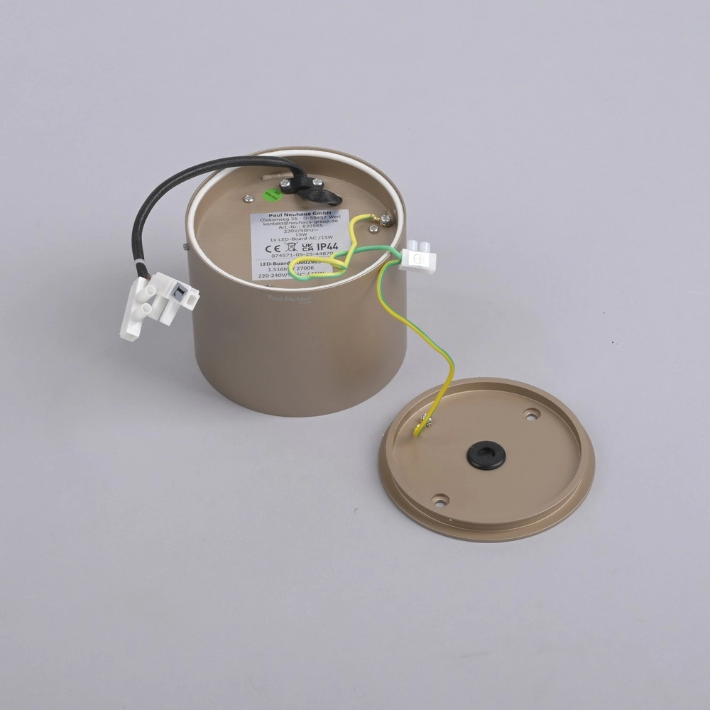 Emplacement monté en surface au plafond Pure Point Ø 11cm - bronce Paul Neuhaus 4012248395653