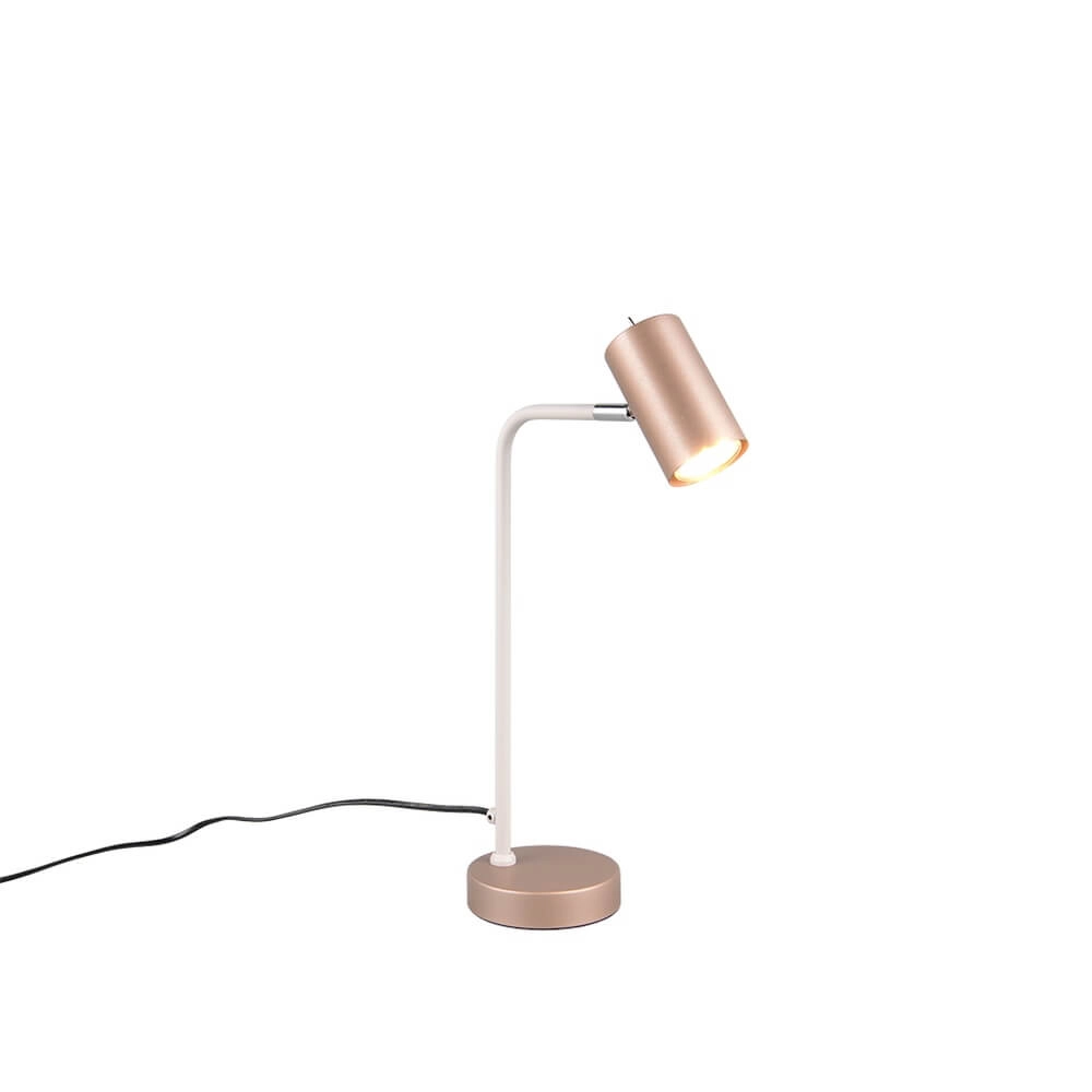 Lampe de table design Marley brun café