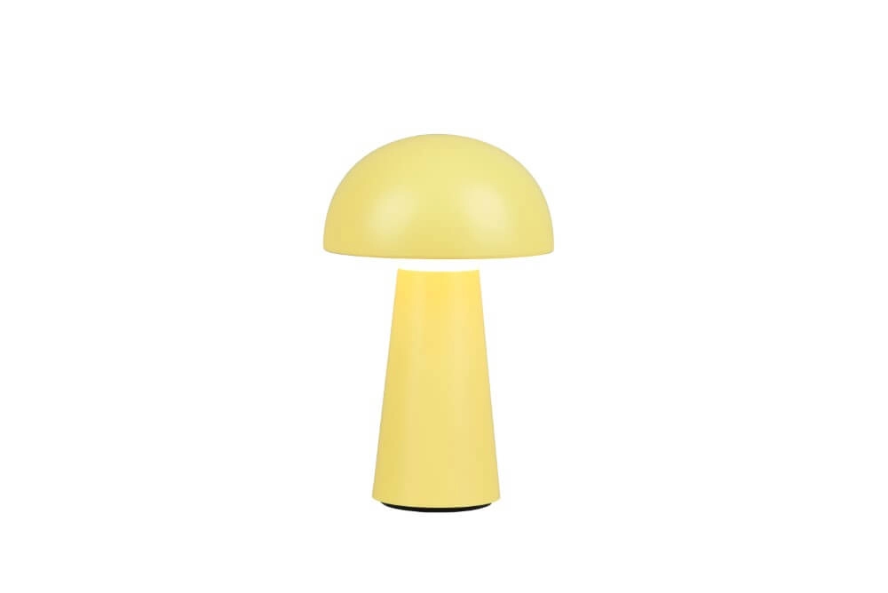 Lampe d'extérieur rechargeable Lennon jaune