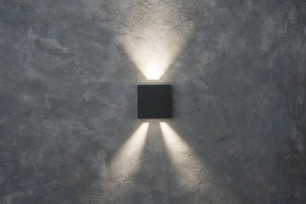 Applique anthracite Gemini Beams conception Lutec 6939412012940