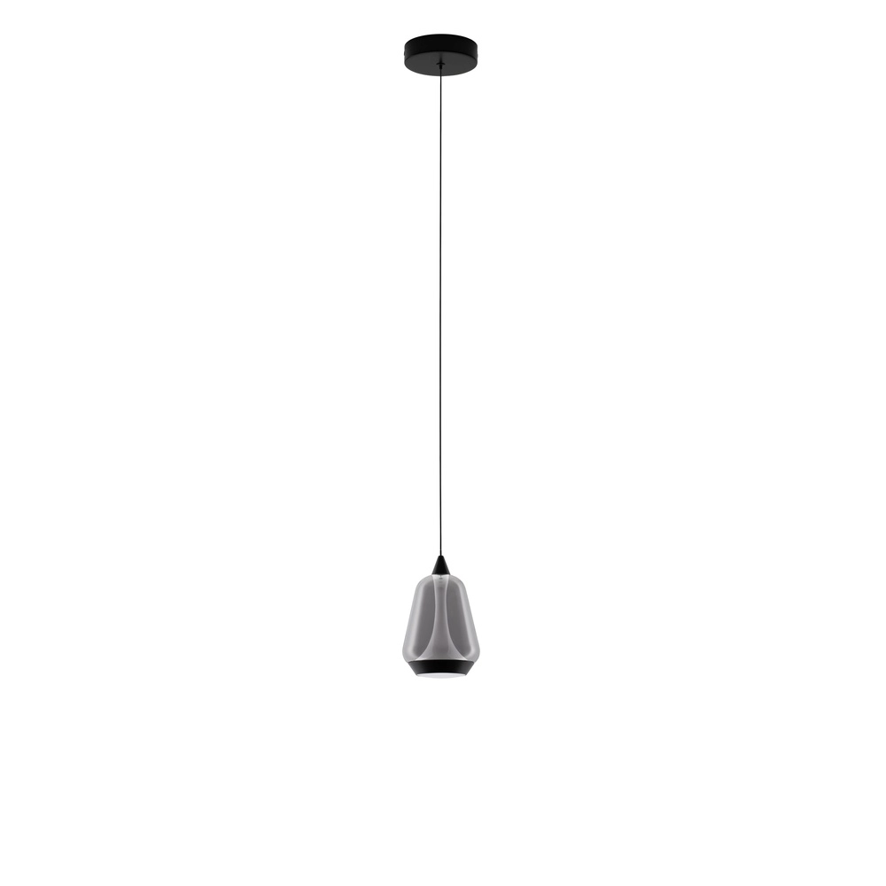 Suspension design Alish Verre fumé à 1 lumière Lyora 5212017477682