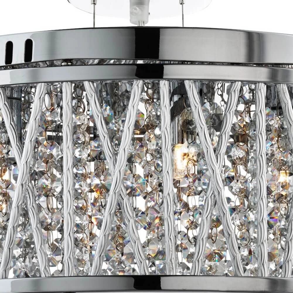 Lampe à suspension design Elise Ø40cm Searchlight 5053423039329