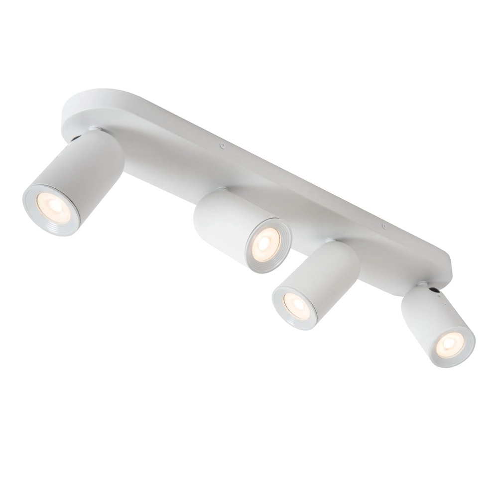 Projecteur de plafond Punch Blanc à 4 lumières Lucide 5411212134462