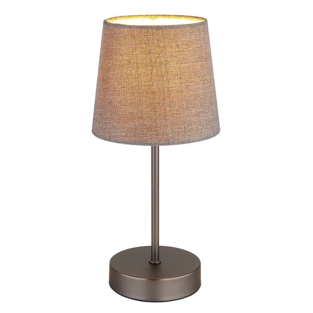 Lampe de table Joris Bronze à fusil