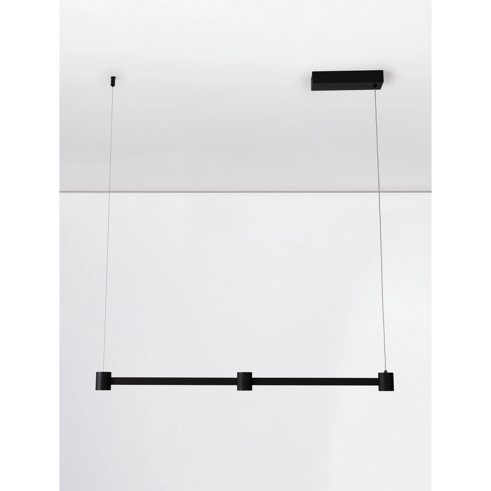 Suspension design Puize 3 lumières noir Lyora 5212017448576