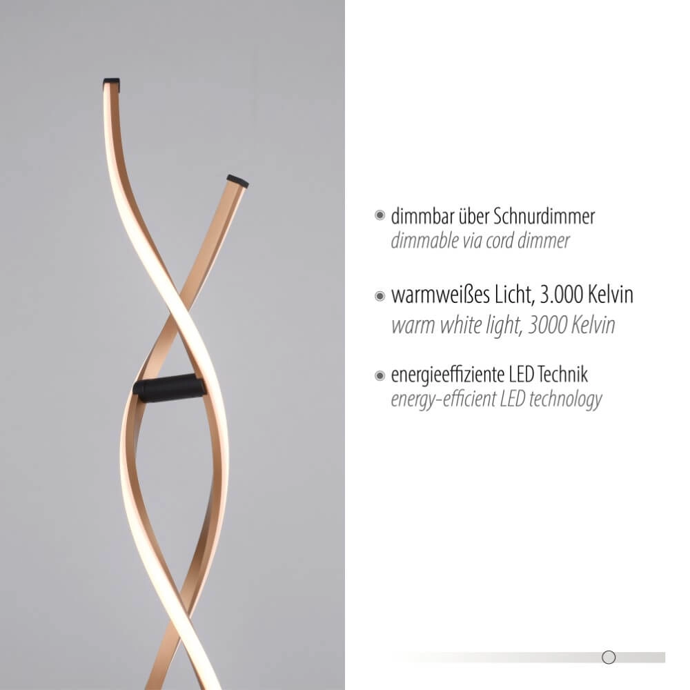 Lampadaire design Polina 134 cm Paul Neuhaus 4012248371695