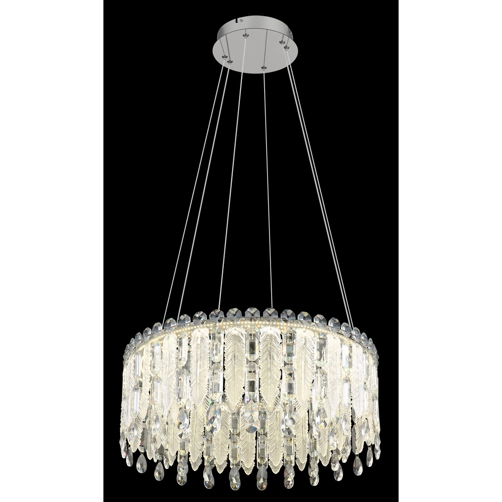 Lampe suspendue Klunka chrome Ø 59,5cm Globo 9007371456093