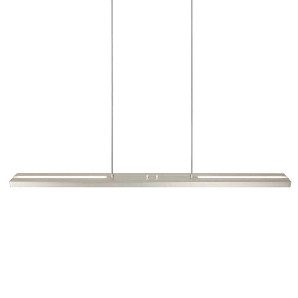 Lampe à suspension LED Zelena Motion réglable 80cm métal gris Steinhauer 8712746122763