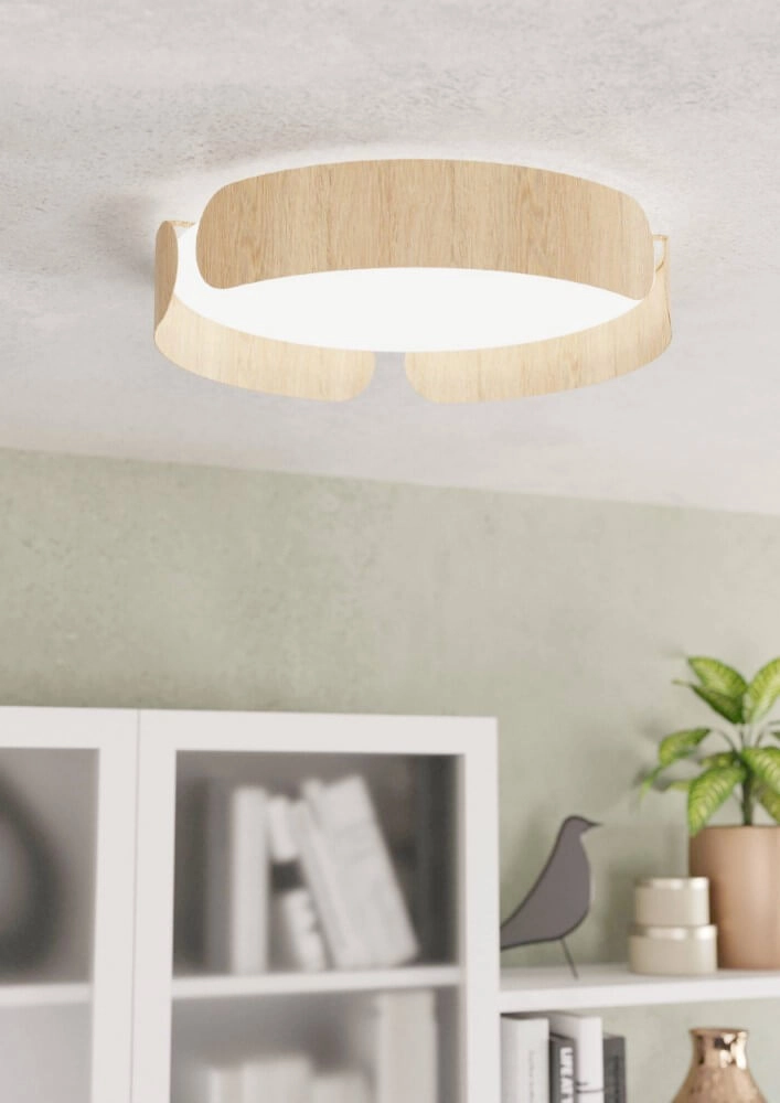 Plafonnier Moka Valcasotto Ø 37 cm Eglo 9002759996239