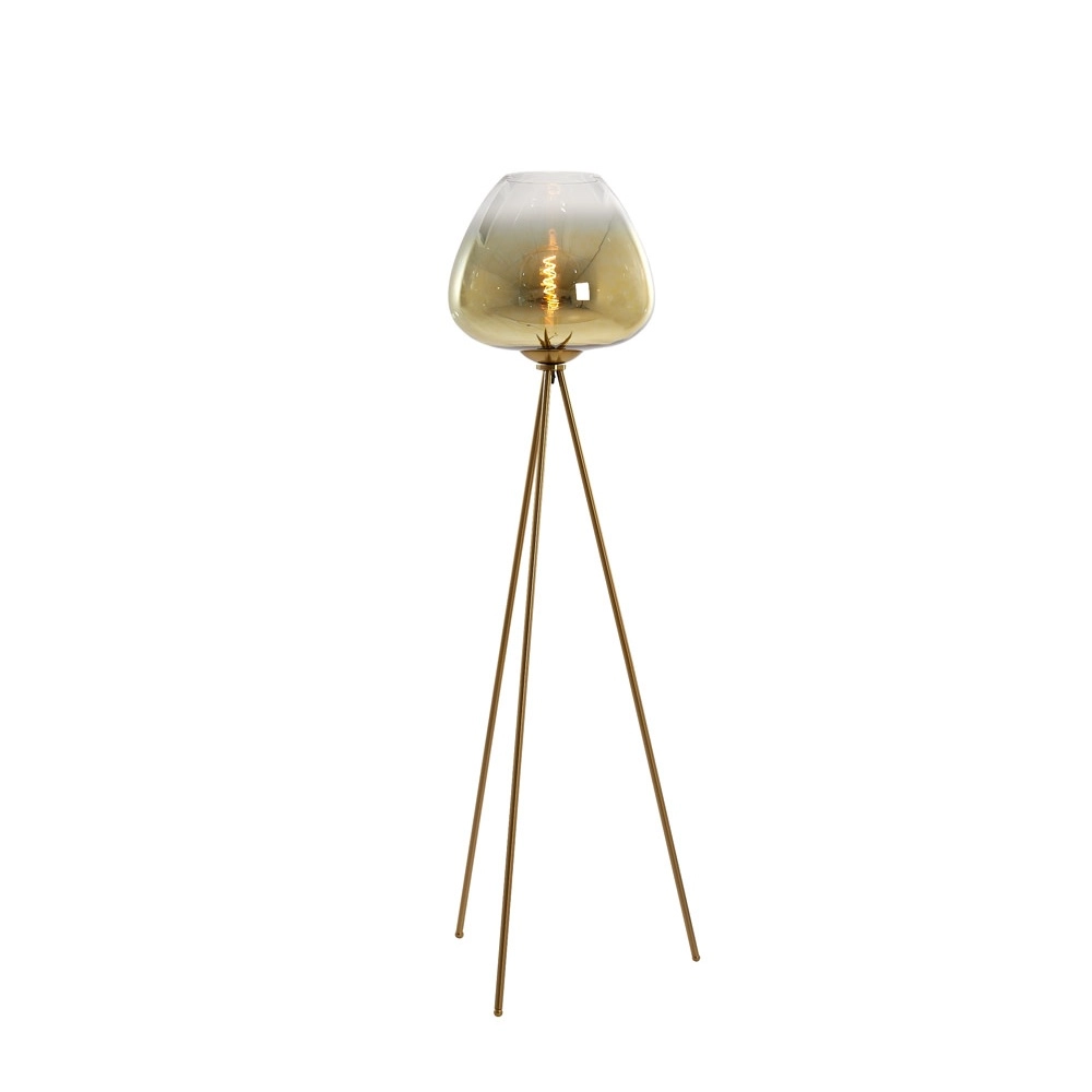 Lampe sur pied trépied Mayson Or Light & Living 8717807674519