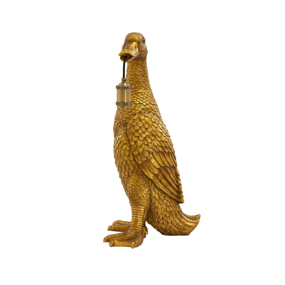 Lampe de table Duck Bronze canard 65 cm Light & Living 8717807675585