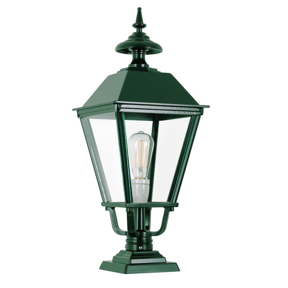 Ancienne lampe sur pied hollandaise Carlisle vert