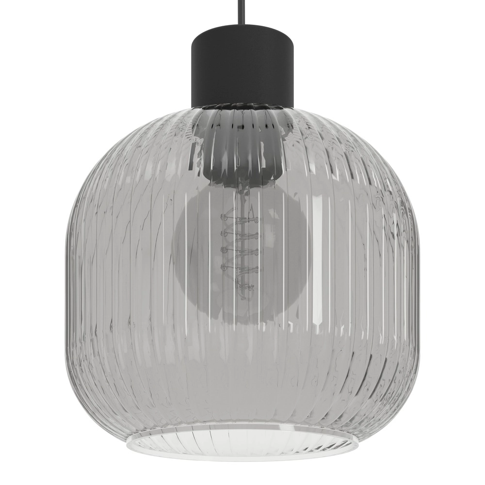 Lampe pendante de conception Dasmina noir Ø 20cm Eglo 9008606406272