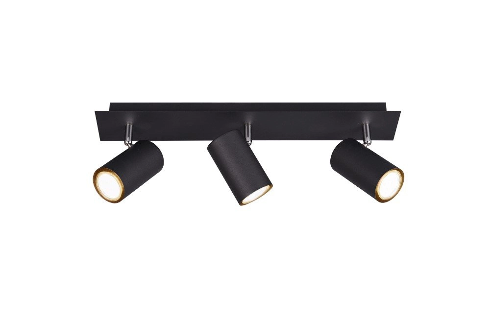 Spot Marley 3 lumières noir mat