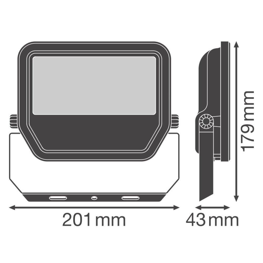 Projecteur Vance 41W - 3000K noir Lyora 4099854305924