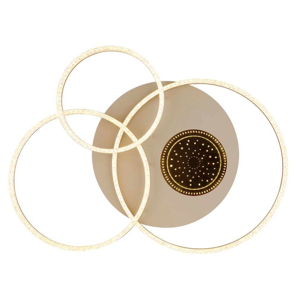 Lampe de plafond brun sable Sanford Round Globo 9007371589739