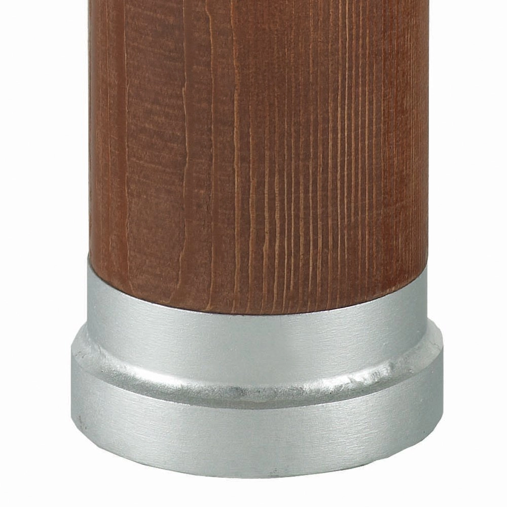 Lampe de terrasse en zinc Selhalm mit Holz Franssen 7042891450635