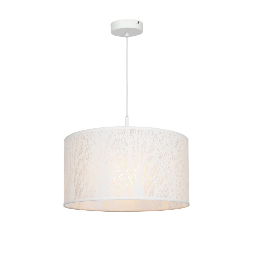 Lampe pendante blanche Pinni Ø 38cm noir