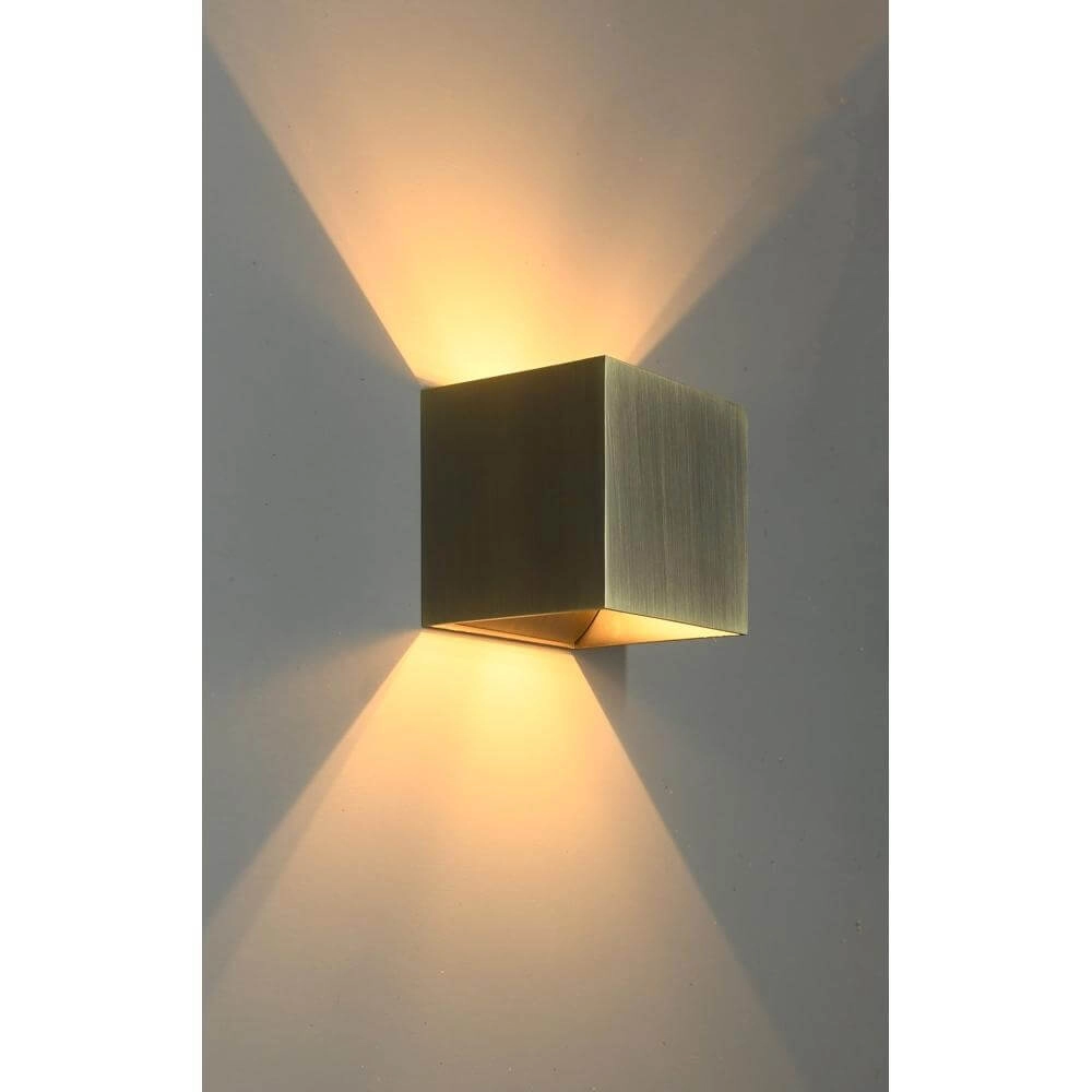 Applique murale carrée Gymm bronze antique Artdelight 8720701102958