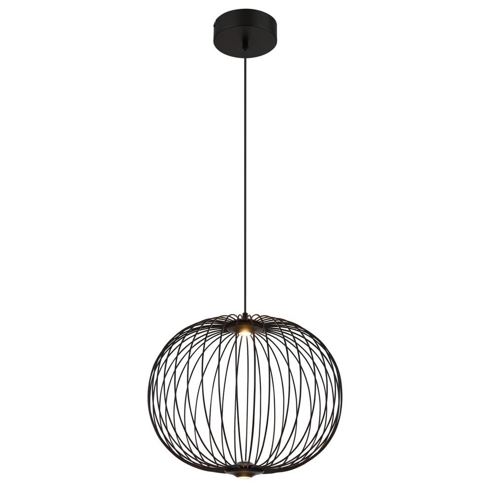 Suspension noire Galway cage simple Ø 50cm Globo 9007371474325