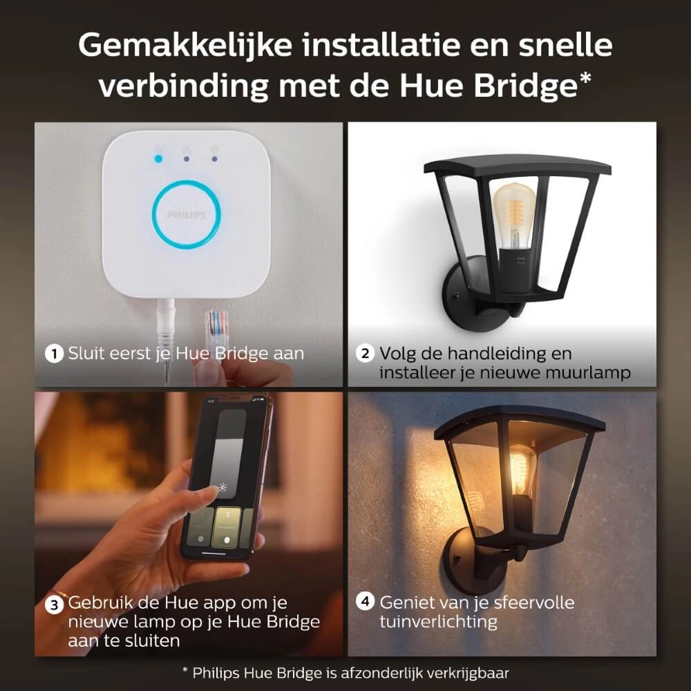 Lampe d'extérieur Hue Inara Philips 8719514388512
